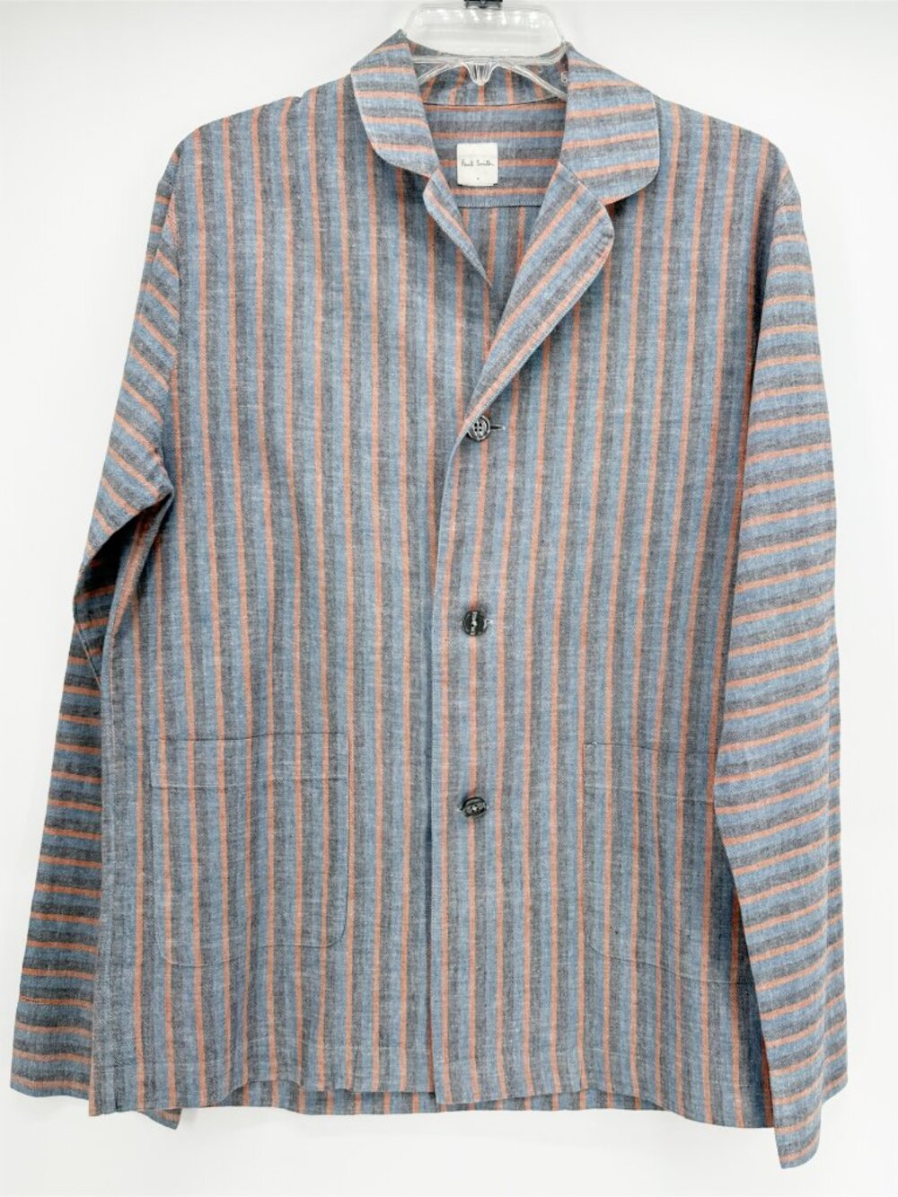 Paul Smith Men's Cotton-Linen Long Pajama Set - Picture 11 of 14